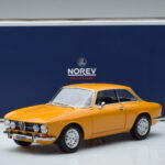 Alfa Romeo 1750 GTV Yellow Norev 1:18 187910 Diecast - image 7 of 7