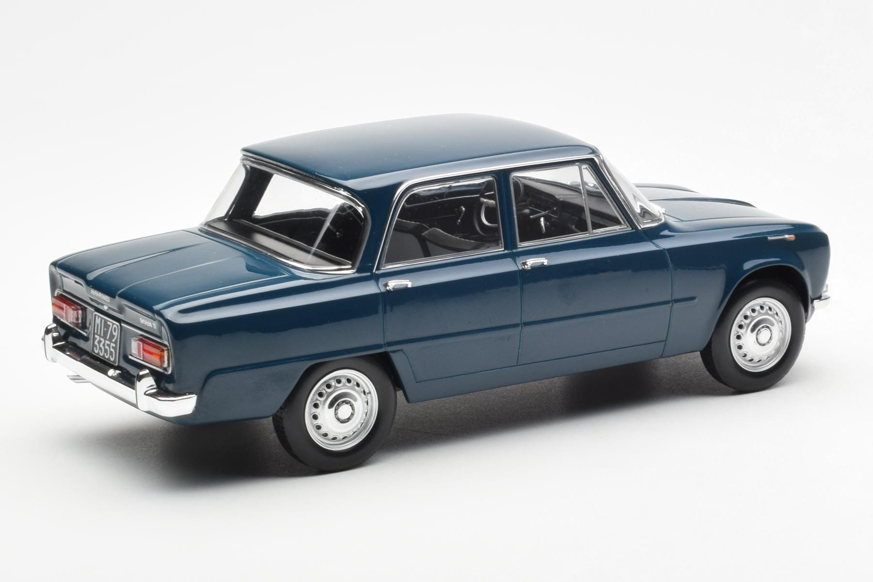 Alfa Romeo Giulia TI Petrol Blue Norev 1:18 187971 Diecast - image 2 of 6