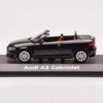Audi A3 8P Cabriolet Black Minichamps 1:43 5010803333 Diecast