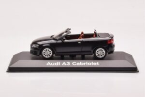 Audi A3 8P Cabriolet Black Minichamps 1:43 5010803333 Diecast