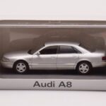 Audi A8 D2 Silver Green Strip Minichamps 1:43 AUDI-264455 Diecast - image 4 of 4