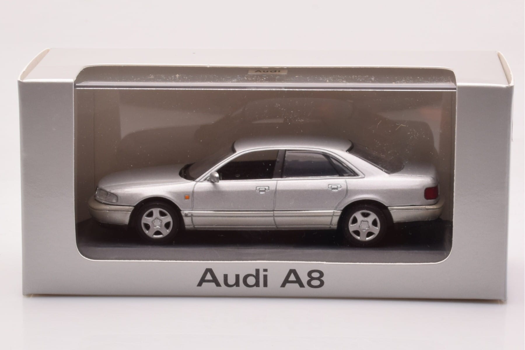 Audi A8 D2 Silver Green Strip Minichamps 1:43 AUDI-264455 Diecast - image 4 of 4