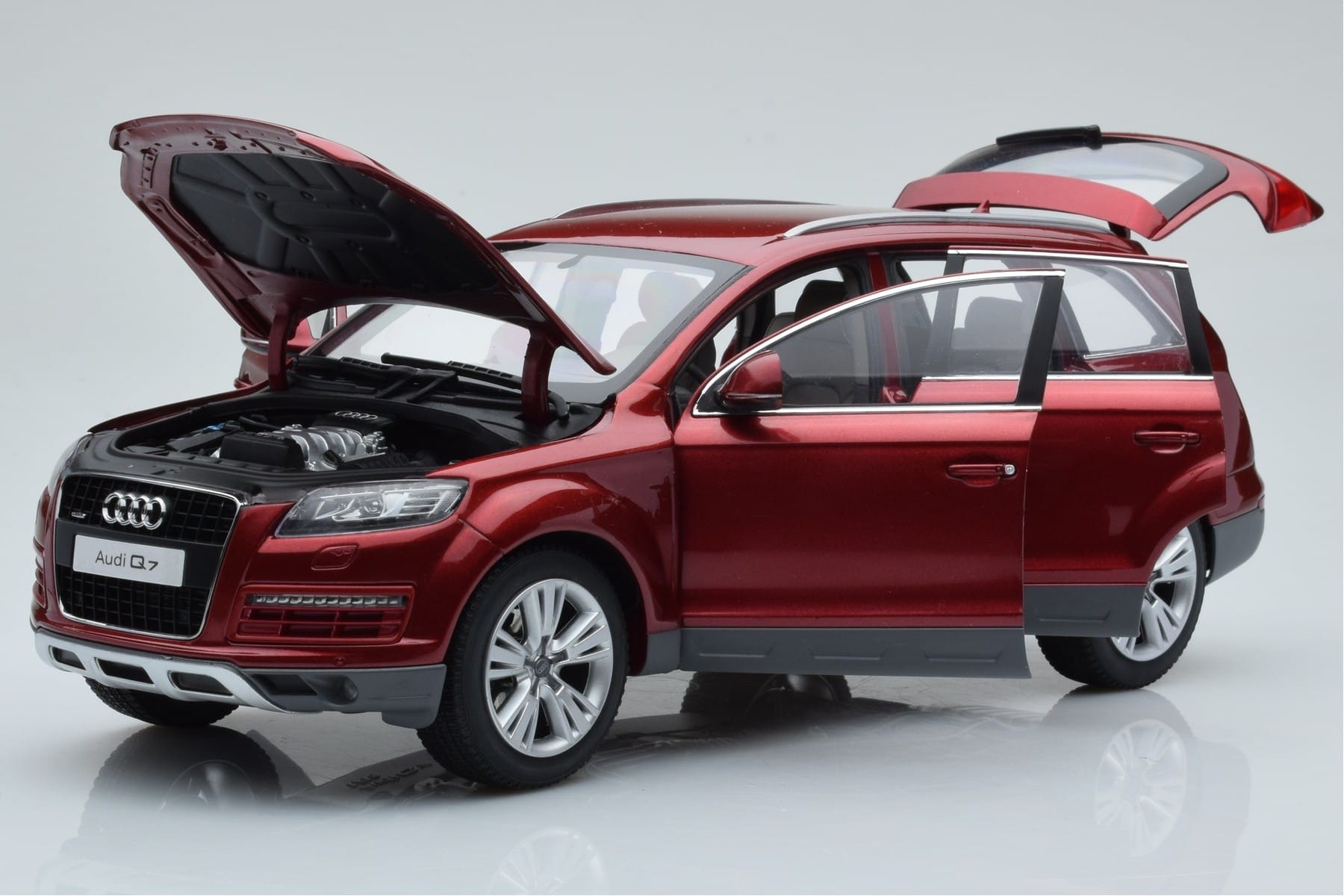 Audi Q7 4L Garnet Red Kyosho 1:18 09222R Diecast - image 2 of 8