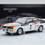 Audi Quattro Audi Sport #1 H. Mikkola / A. Hertz Winners International Swedish Rally 1981 Minichamps 1:18 155811102 Diecast - image 6 of 6