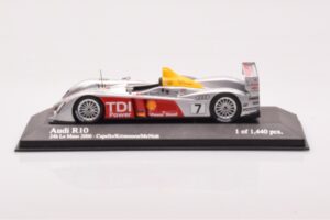 Audi R10 TDI LMP1 #7 R. Capello / T. Kristensen / A. McNish 24 Hours of Le Mans 2006 Minichamps 1:43 400061607 Diecast