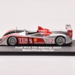 Audi R10 TDI LMP1 #2 F. Biela / E. Pirro / M. Werner 12 Hours of Sebring 2007 Minichamps 1:43 5020700233 Diecast