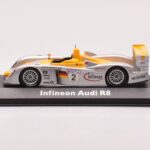 Audi R8 Infineon #2 Winner ALMS Petit Le Mans 2002 Minichamps 1:43 400021382 Diecast
