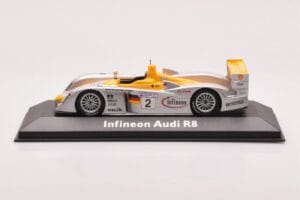 Audi R8 Infineon #2 Winner ALMS Petit Le Mans 2002 Minichamps 1:43 400021382 Diecast