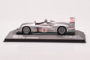 Audi R8 #9 M. Salo / Kane / McCarthy Sebring 12 Hours 2003 Minichamps 1:43 400031399 Diecast