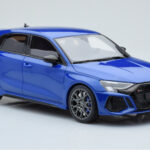 Audi RS3 8Y Sportback Performance Edition Nagaro Blue GT Spirit 1:18 GT884 Resin - image 3 of 5