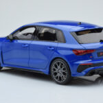 Audi RS3 8Y Sportback Performance Edition Nagaro Blue GT Spirit 1:18 GT884 Resin - image 4 of 5