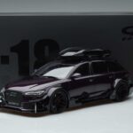 Audi RS6 C7 Avant With Body Kit Purple GT Spirit 1:18 GT864 Resin - image 6 of 6