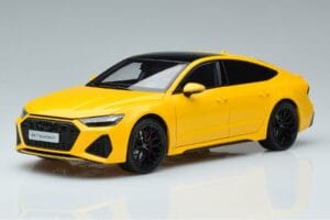 Audi RS7 C8 Sportback Yellow Vossen Rims Limited Edition Kengfai 1:18 VAKF 0335 Diecast