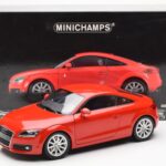 Audi TT 8J Red Metallic Minichamps 1:18 100015021 Diecast - image 8 of 8