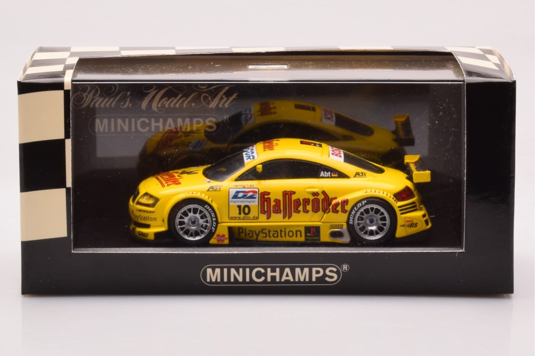 Audi TT-R Hasseroder #10 Abt Audi TT Cup 2000 Minichamps 1:43 430001810 Diecast - image 4 of 4