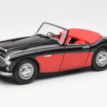 Austin-Healey 3000 Mk I Spider Black Red Kyosho 1:18 08141KR Diecast