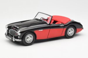 Austin-Healey 3000 Mk I Spider Black Red Kyosho 1:18 08141KR Diecast