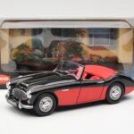 Austin-Healey 3000 Mk I Spider Black Red Kyosho 1:18 08141KR Diecast - image 8 of 8