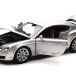 Bentley Continental GT Silver Minichamps 1:18 100139021 Diecast - image 2 of 8