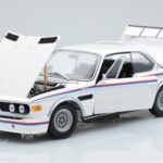 BMW 3.0 CSL E9 White Dealer Edition Minichamps 1:18 80435A5D020 Diecast - image 2 of 7