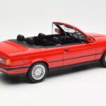 BMW 318i E30 Cabriolet Red Norev 1:18 183210 Diecast - image 2 of 6