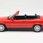BMW 318i E30 Cabriolet Red Norev 1:18 183210 Diecast - image 3 of 6