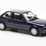 BMW 325i E30 Blue Metallic Norev 1:18 183201 Diecast - image 4 of 6