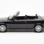 BMW 325i E30 Cabriolet Black Metallic Norev 1:18 183211 Diecast - image 3 of 6