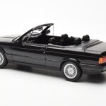 BMW 325i E30 Cabriolet Black Metallic Norev 1:18 183211 Diecast - image 5 of 6