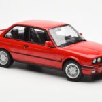 BMW 325i E30 Red Norev 1:18 183202 Diecast - image 4 of 6
