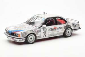 BMW 635 CSi E24 #11 D. Quester / M. Tassin / M. Heger 24 Hours of Spa 1986 AUTOart 1:18 80430145826 Diecast
