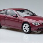 BMW 645Ci E63 Dark Red Kyosho 1:18 08701CR Diecast - image 5 of 7
