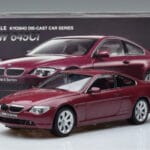 BMW 645Ci E63 Dark Red Kyosho 1:18 08701CR Diecast - image 7 of 7