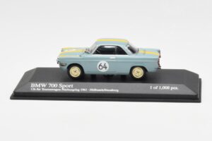BMW 700 Sport #64 Hulbusch / Stausberg 12 Hours of Nurburgring 1961 Minichamps 1:43 400612364 Diecast