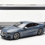 BMW 850i G15 Barcelona Blue Metallic Norev 1:18 80432450995 Diecast - image 8 of 8