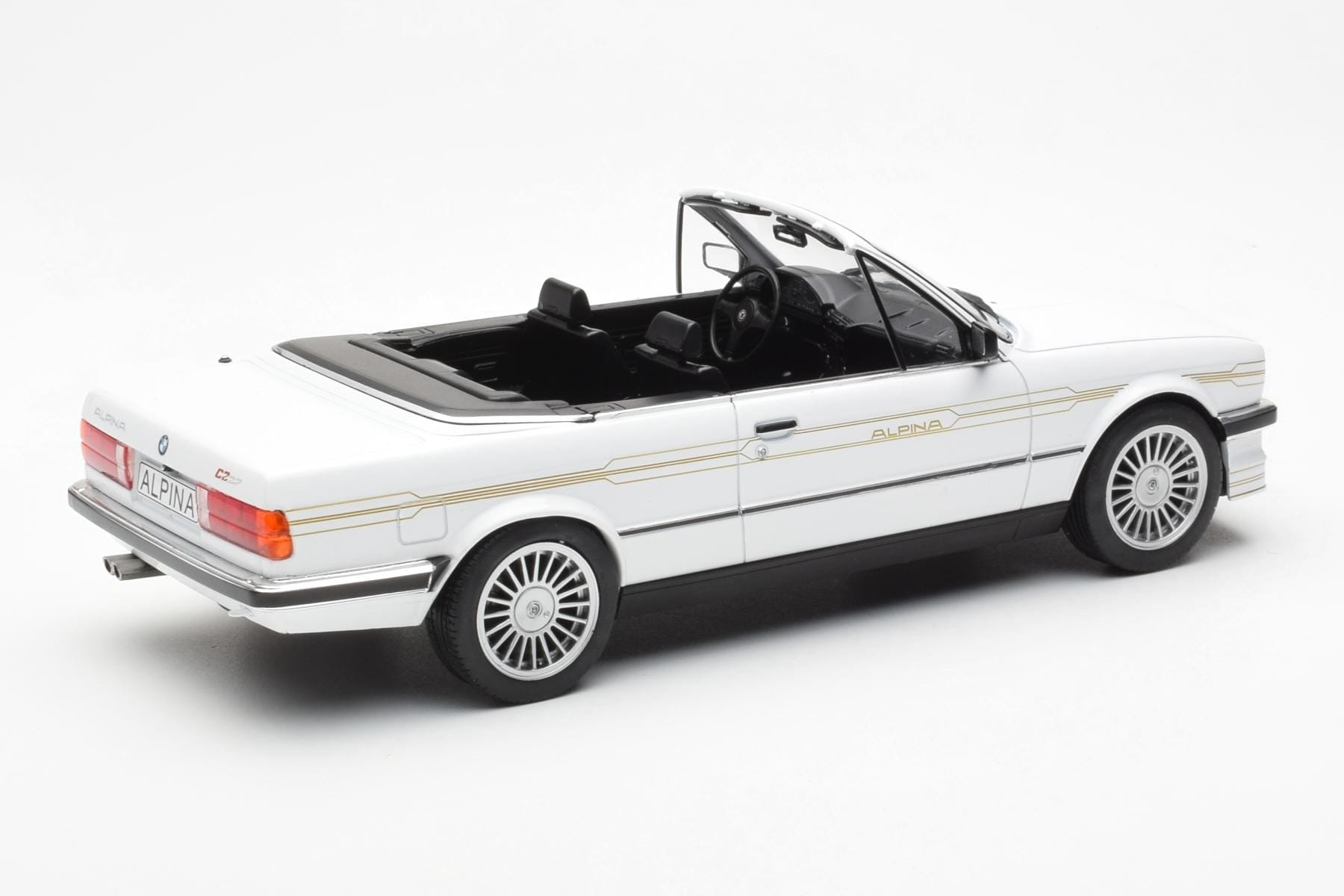 BMW Alpina C2 2.7 E30 Cabriolet White MCG 1:18 MCG18383 Diecast - image 2 of 6
