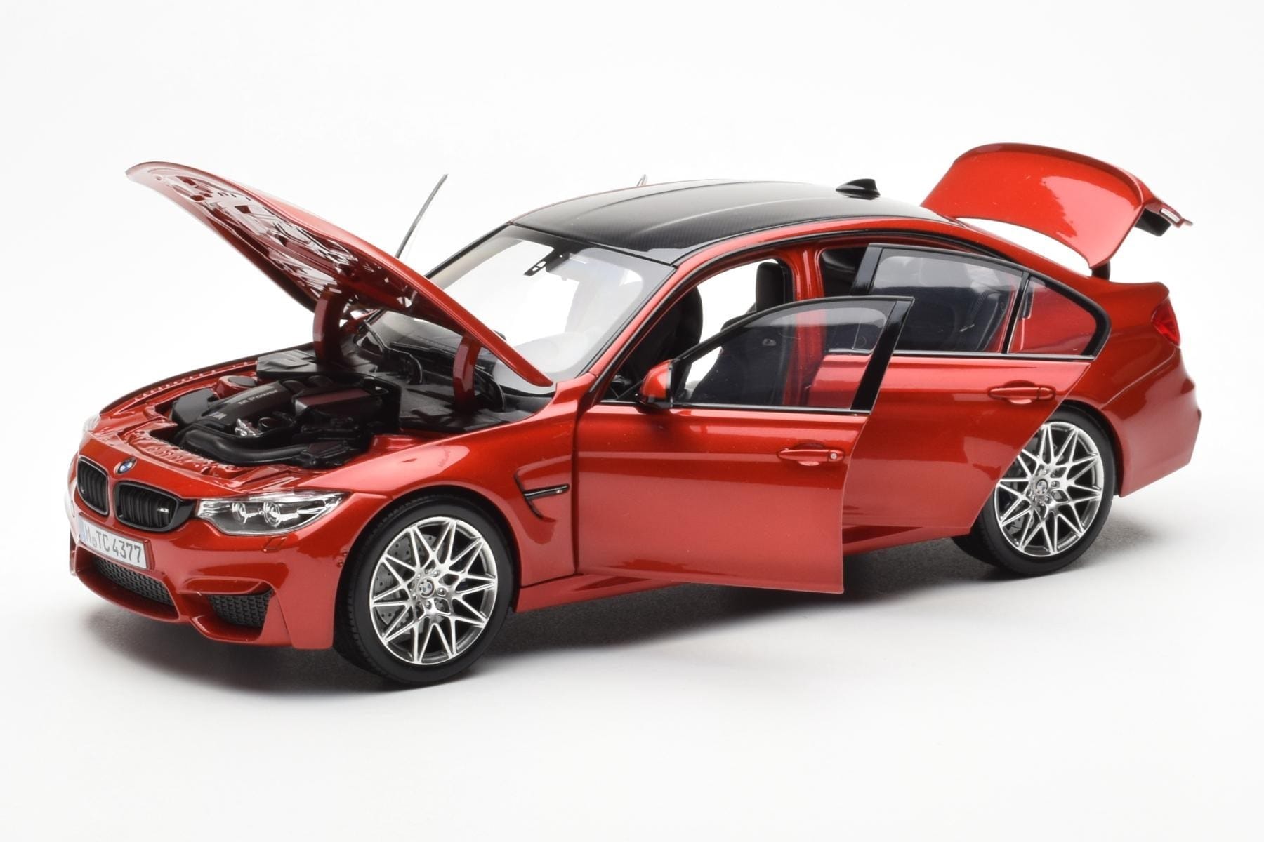 BMW M3 Competition F80 Sakhir Orange Norev 1:18 80432411553 Diecast - image 2 of 8