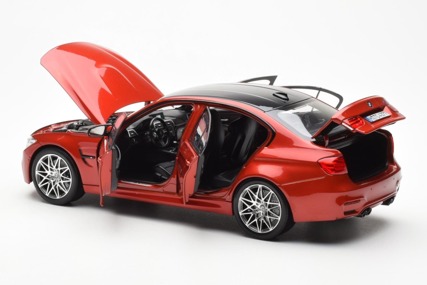 BMW M3 Competition F80 Sakhir Orange Norev 1:18 80432411553 Diecast - image 5 of 8