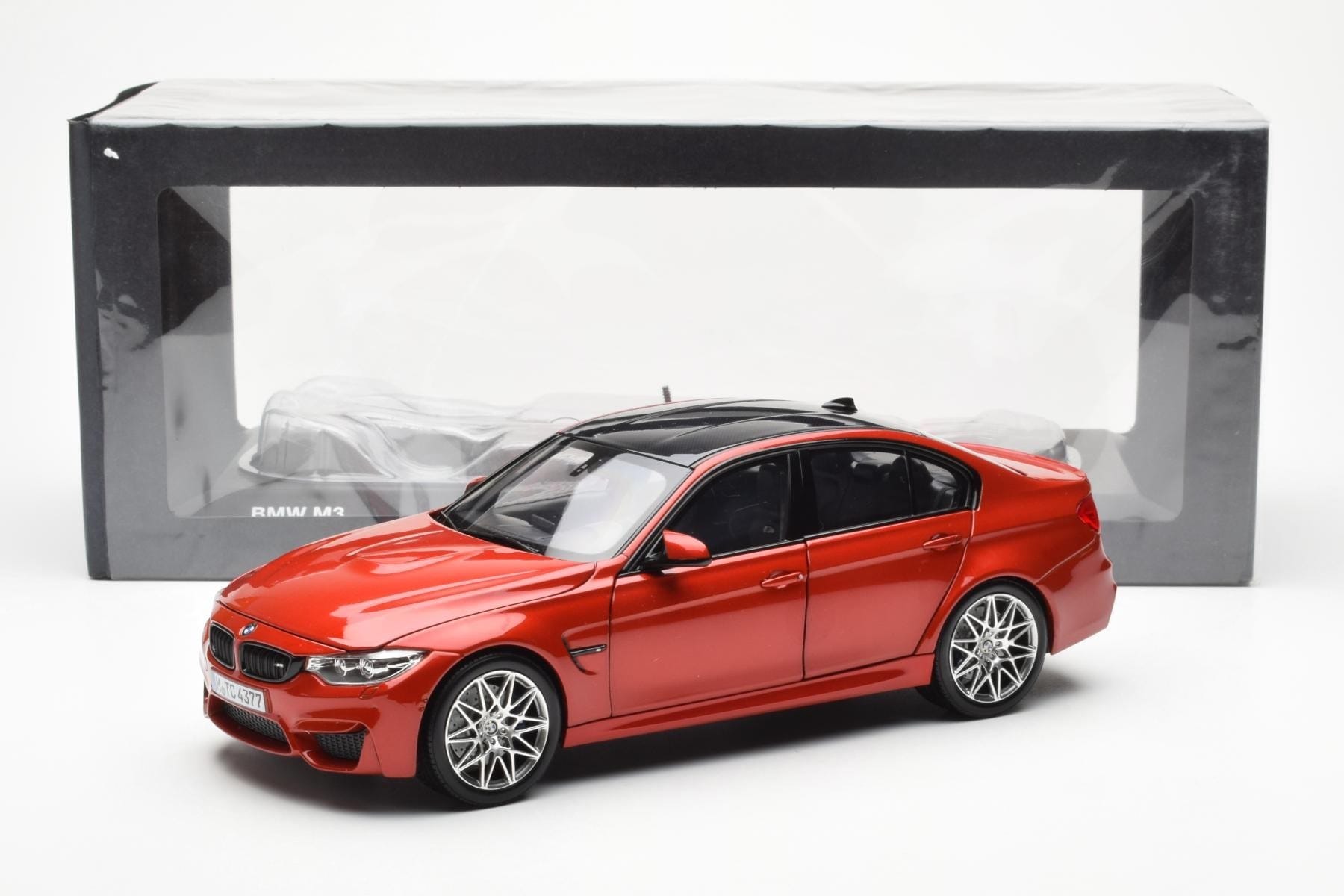 BMW M3 Competition F80 Sakhir Orange Norev 1:18 80432411553 Diecast - image 8 of 8