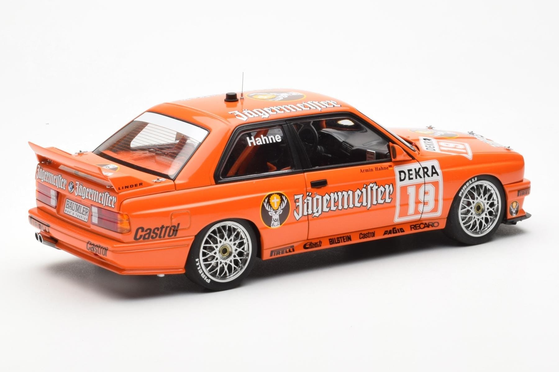 BMW M3 E30 #19 A. Hahne Jägermeister DTM 1992 AUTOart 1:18 89248 Diecast - image 3 of 8