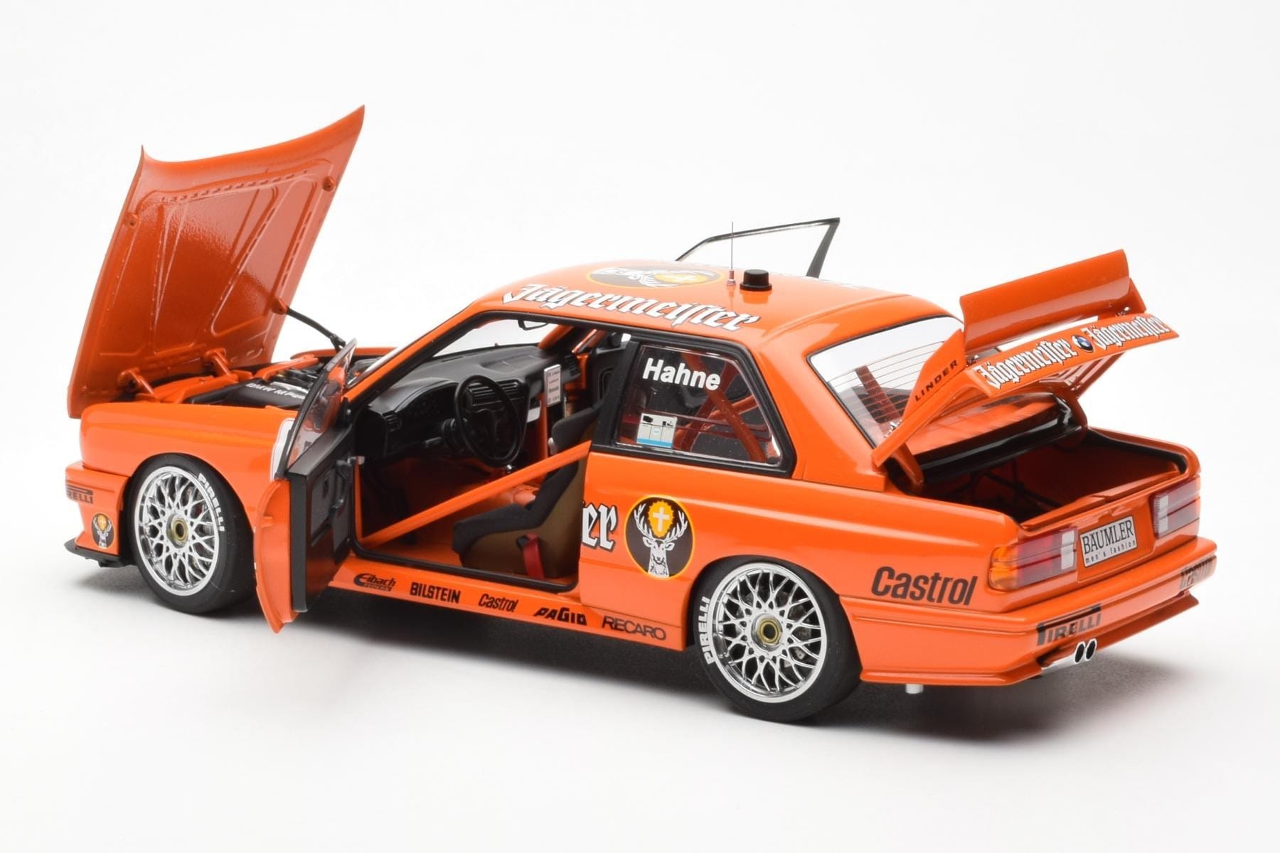 BMW M3 E30 #19 A. Hahne Jägermeister DTM 1992 AUTOart 1:18 89248 Diecast - image 5 of 8