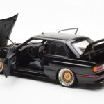 BMW M3 E30 Sport Evolution Black Custom Wheels AUTOart 1:18 70562 Diecast - image 5 of 8