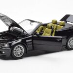 BMW M3 E46 Cabriolet Black Kyosho 1:18 80430024431 Diecast - image 2 of 8
