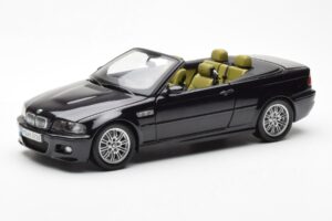 BMW M3 E46 Cabriolet Black Kyosho 1:18 80430024431 Diecast