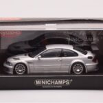 BMW M3 E46 GTR Street Silver Minichamps 1:43 403012105 Diecast - image 4 of 4