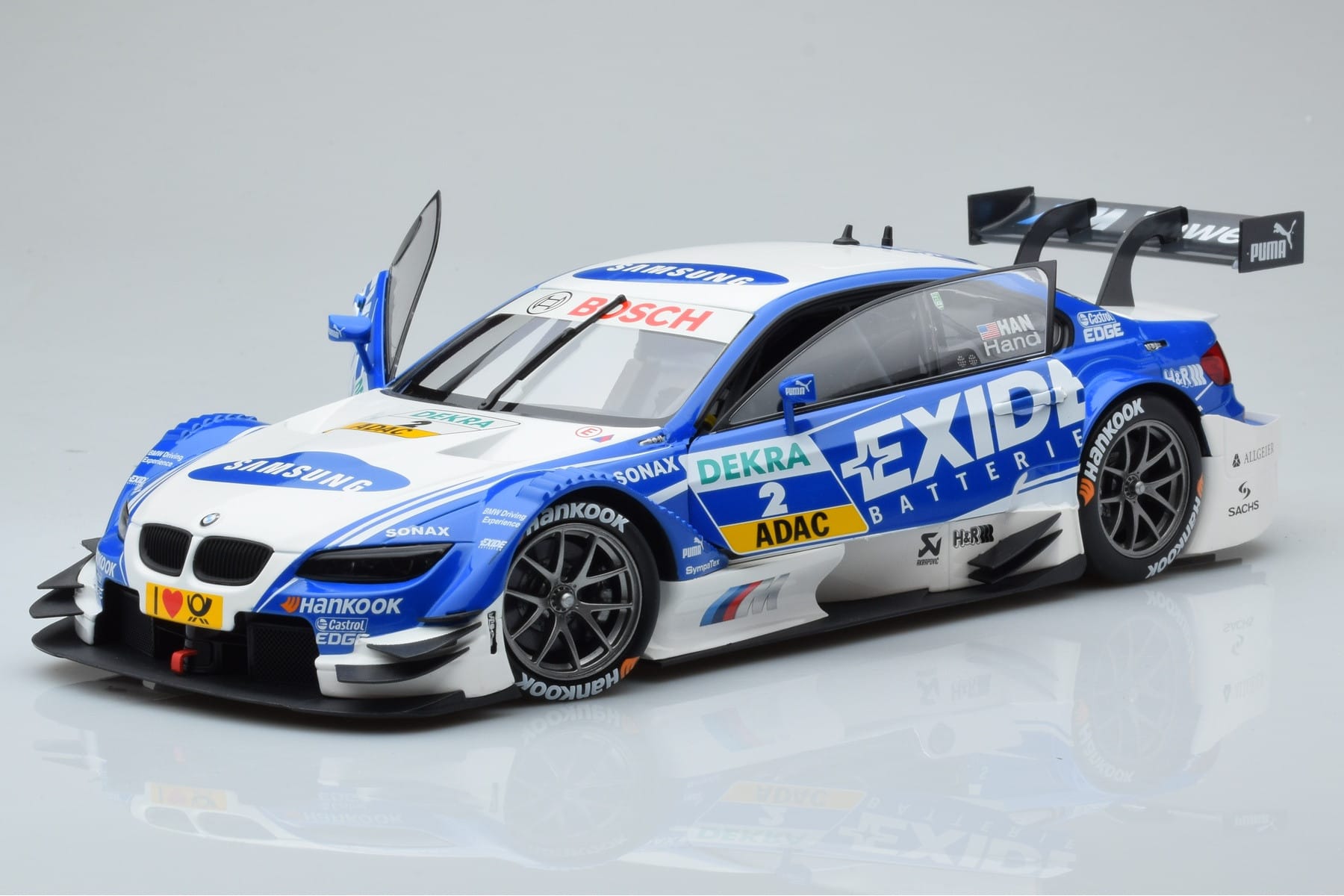 BMW M3 #2 BMW Team RMG A.J. Hand DTM 2012 Minichamps 1:18 100122202 Diecast - image 2 of 8