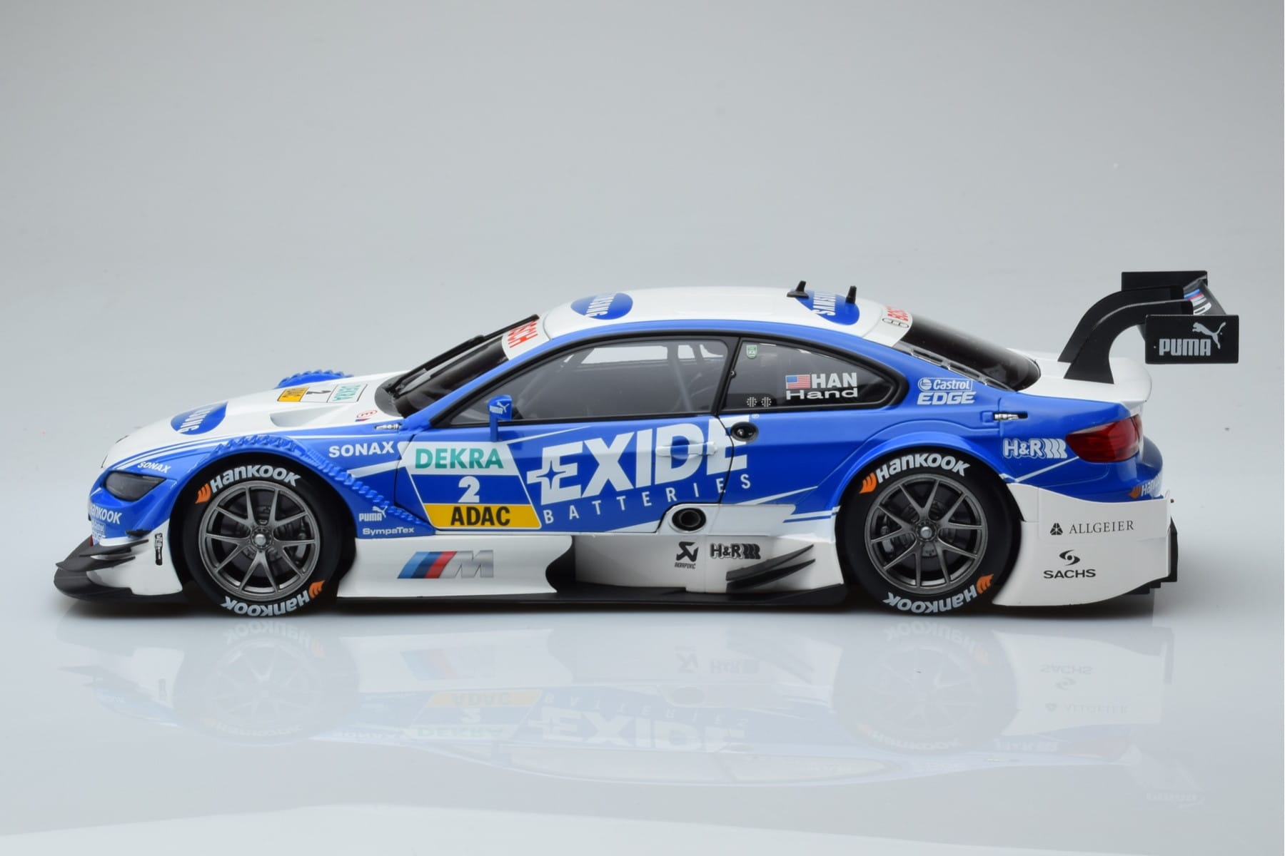 BMW M3 #2 BMW Team RMG A.J. Hand DTM 2012 Minichamps 1:18 100122202 Diecast - image 4 of 8