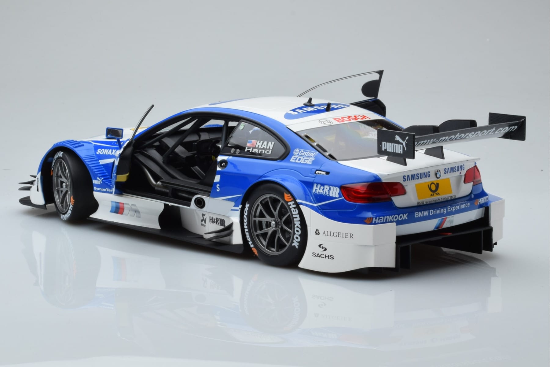 BMW M3 #2 BMW Team RMG A.J. Hand DTM 2012 Minichamps 1:18 100122202 Diecast - image 7 of 8