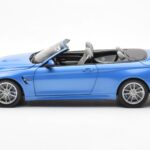 BMW M4 F83 Cabriolet Yas Marina Blue Paragon 1:18 80432339612 Diecast - image 4 of 8