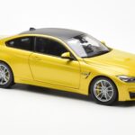 BMW M4 F82 Austin Yellow Metallic Paragon 1:18 80432339606 Diecast - image 6 of 8